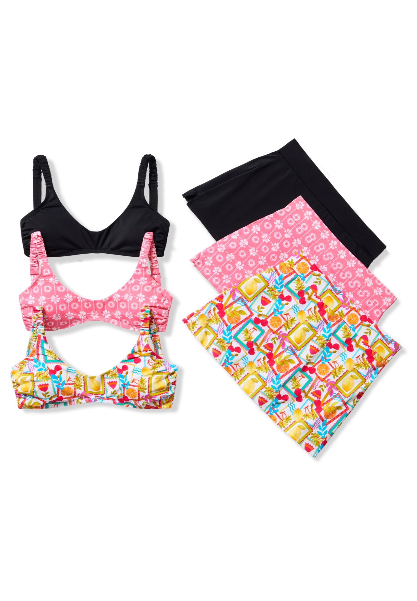 Side Slit Swim Skort with Boyshort image number 8