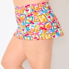 Side Slit Swim Skort with Boyshort image number null