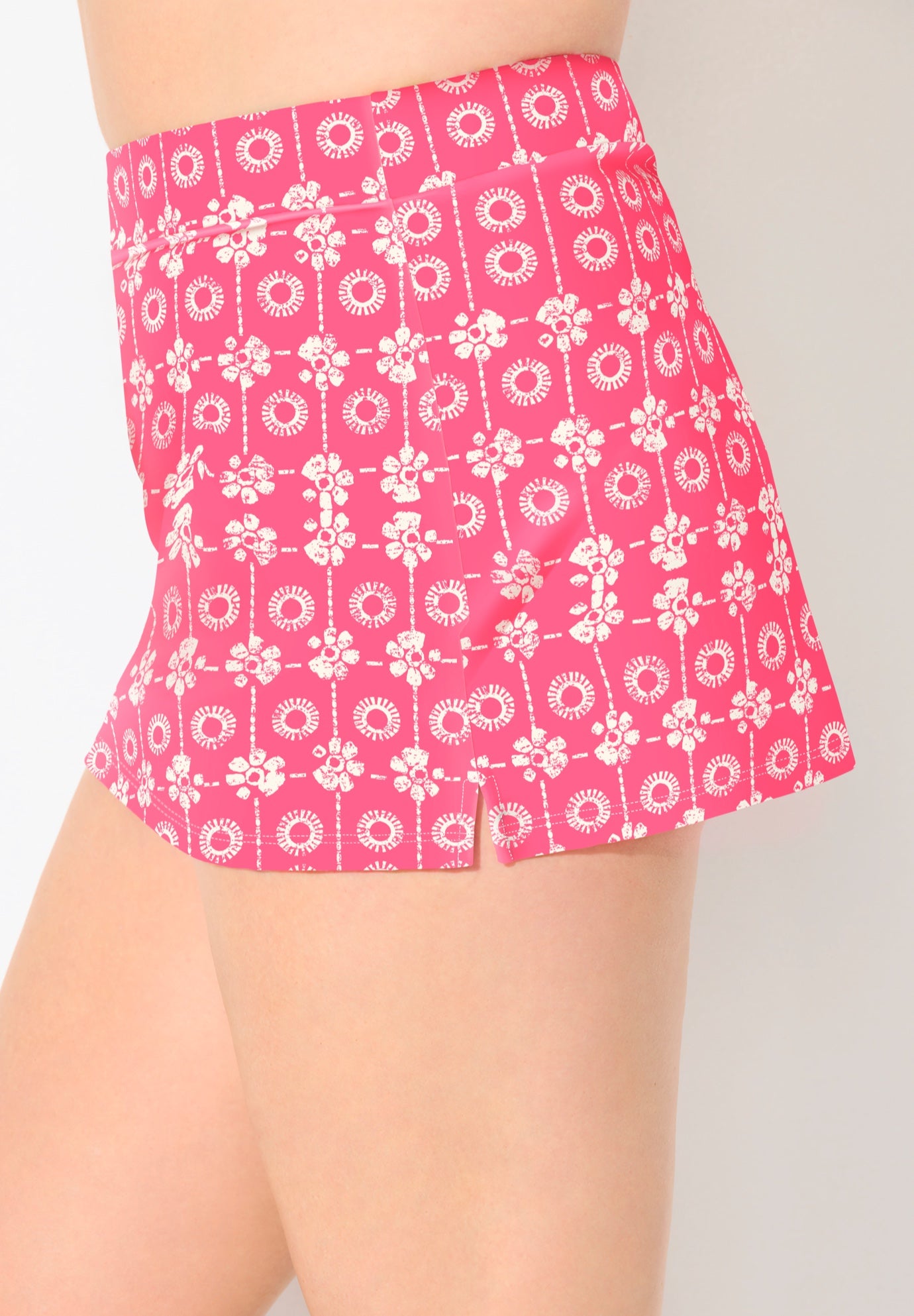 Side Slit Swim Skort with Boyshort image number 6