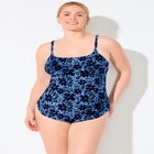 Chlorine Resistant -Sarong Front One Piece Swimsuit image number null