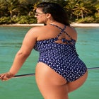 Crossback High Neck One Piece Swimsuit image number null