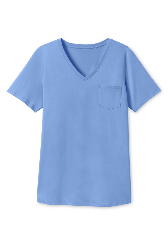 Perfect V-neck Pocket Tee image number 1