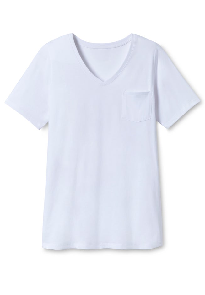 Perfect V-neck Pocket Tee image number 1