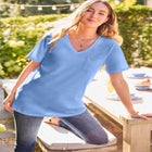 Perfect V-neck Pocket Tee image number null