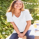 Perfect V-neck Pocket Tee image number null