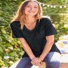 Perfect V-neck Pocket Tee image number null