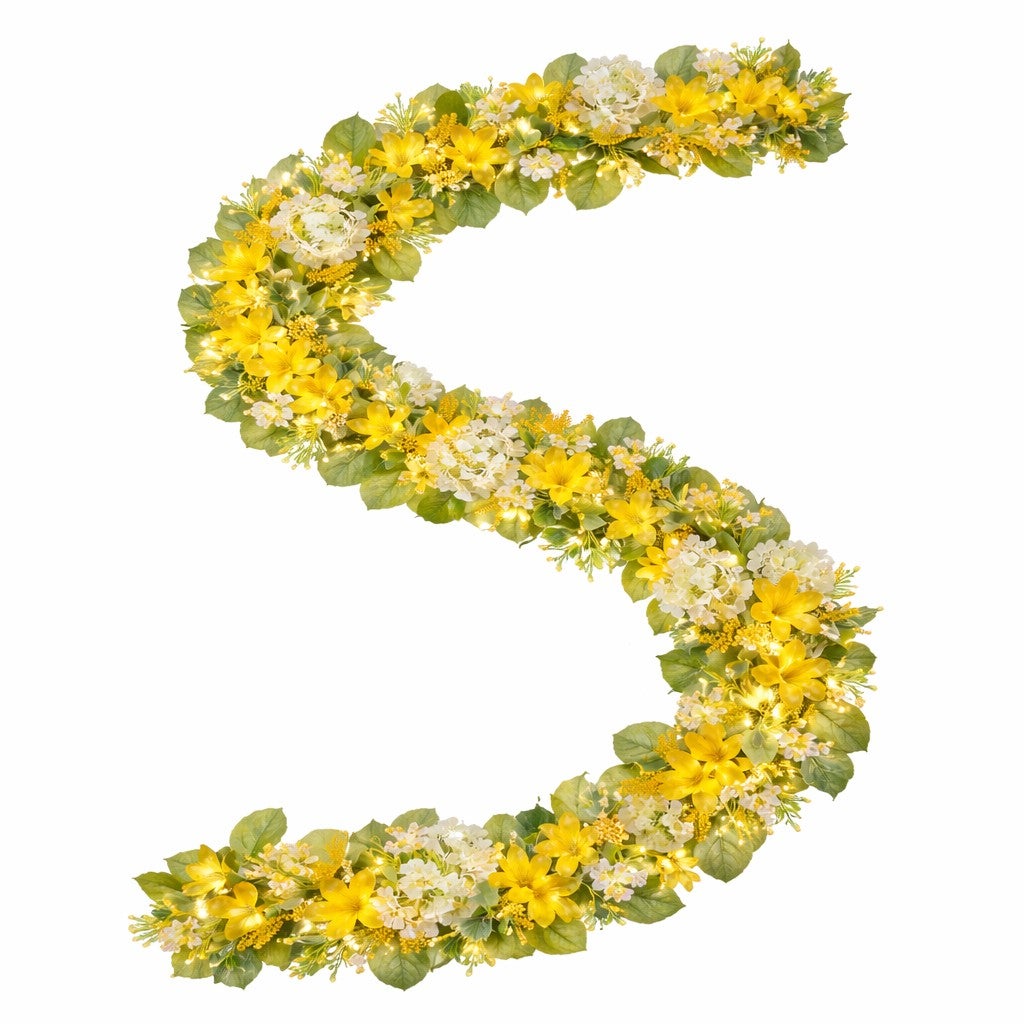 Pre-Lit Citrus Grove 6' Garland  image number 1