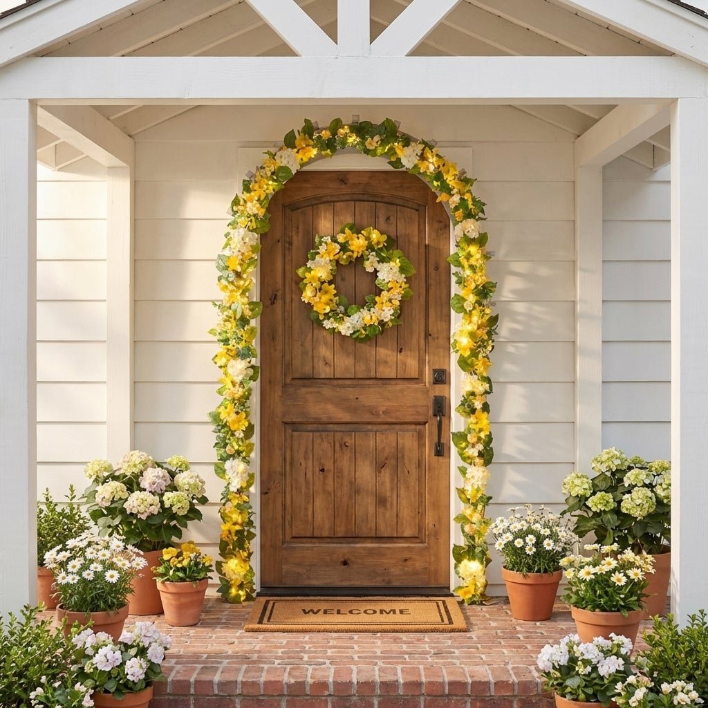 Pre-Lit Citrus Grove 6' Garland  image number 3