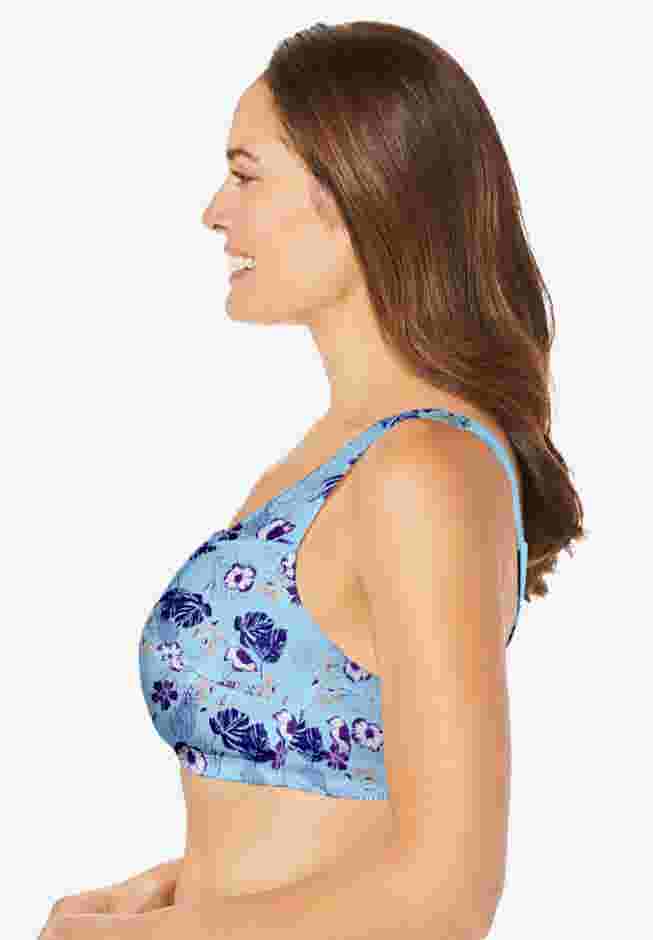 3-Pack Cotton Wireless Bra image number 2