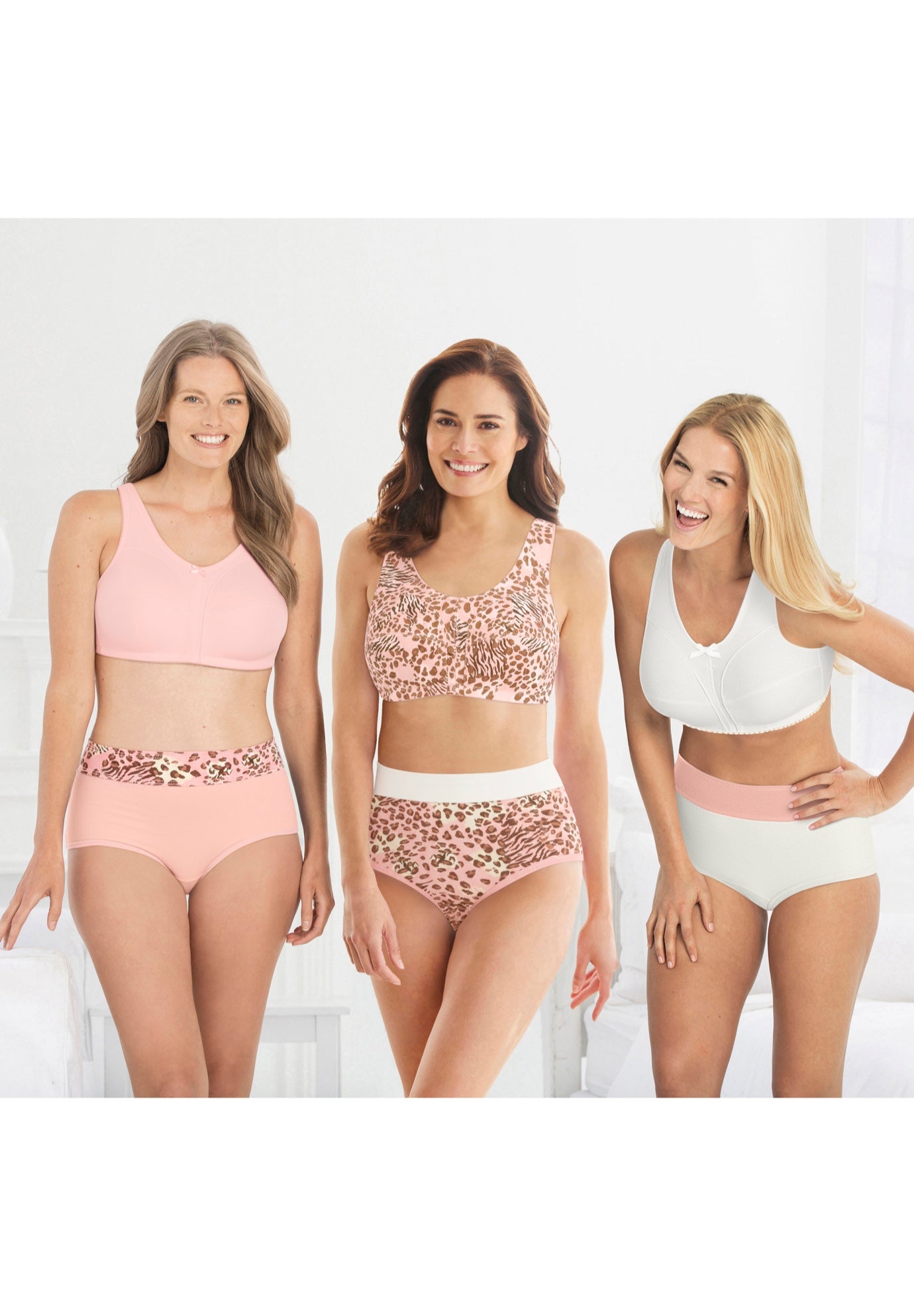 3-Pack Cotton Wireless Bra image number 0