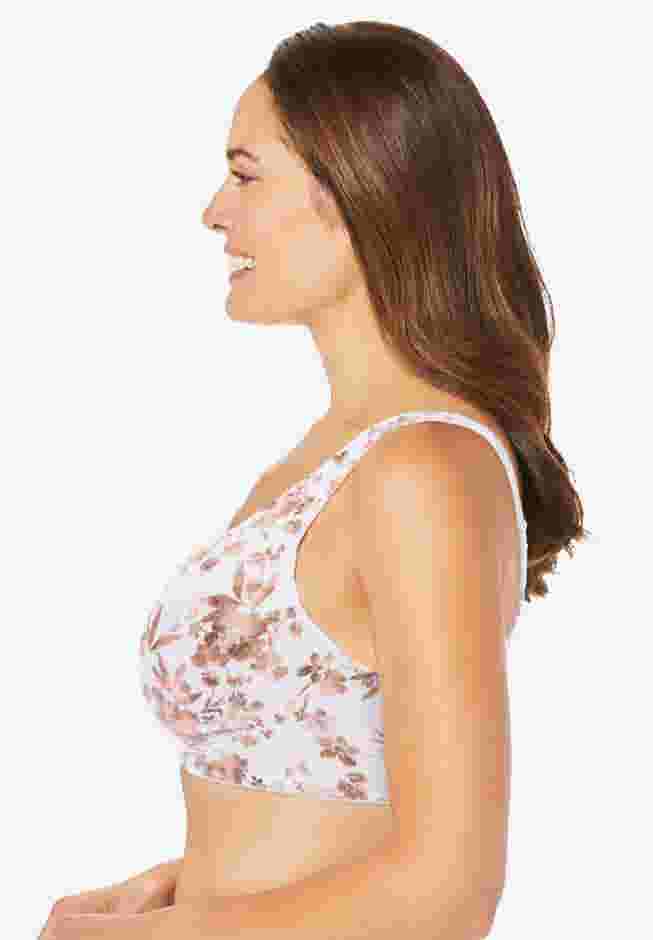 3-Pack Cotton Wireless Bra image number 2