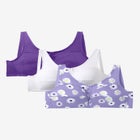 3-Pack Cotton Wireless Bra image number null