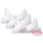 3-Pack Cotton Wireless Bra image number null