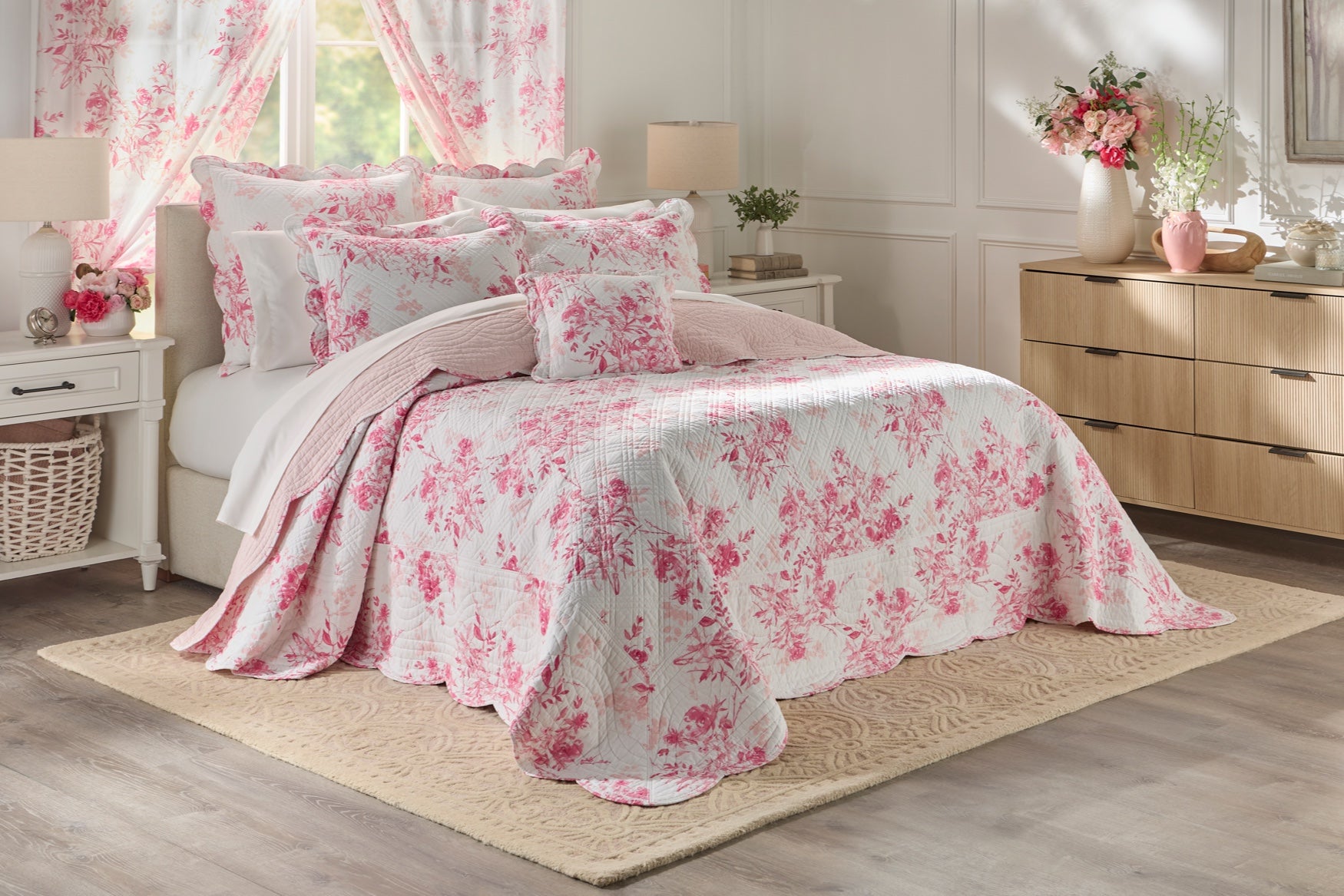 100% Cotton Florence Oversized Bedspread image number 0