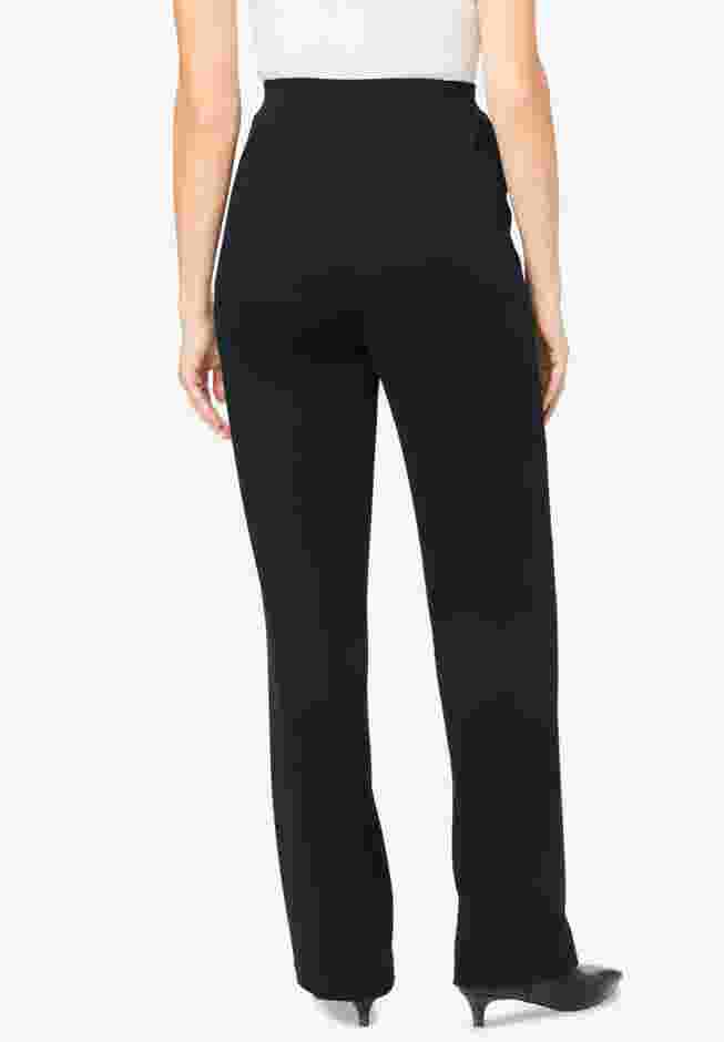 Wide-Leg Ponte Knit Pant image number 1