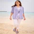 Perfect Tie-Front Bow Cardigan image number null