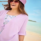 Perfect Tie-Front Bow Cardigan image number null