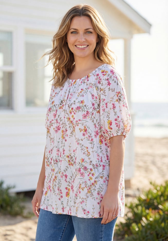 Blouson Peasant Tunic image number 2