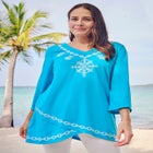 Embroidered Tulip Tunic image number null
