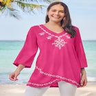 Embroidered Tulip Tunic image number null