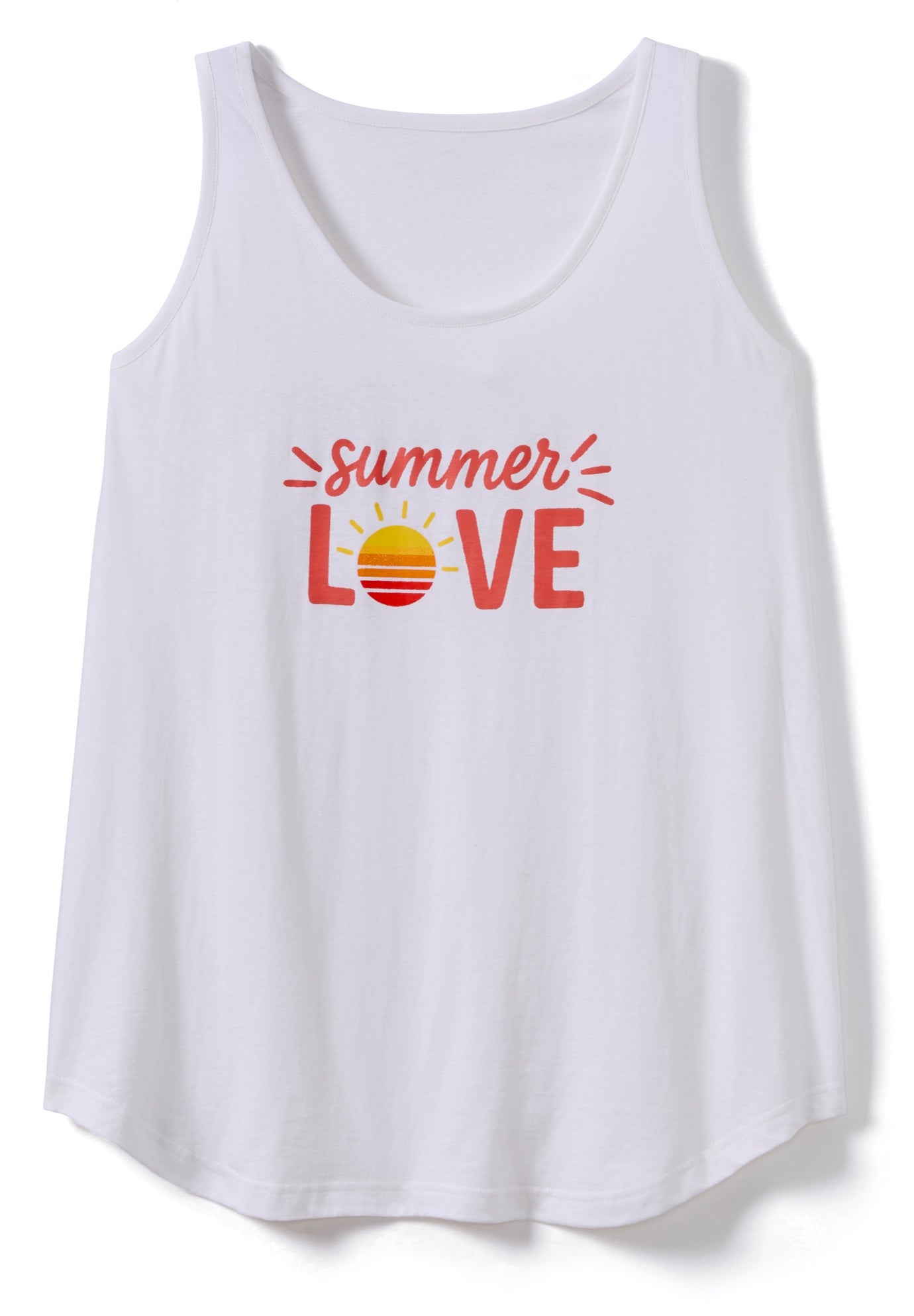 Graphic Tank Tunic image number 1