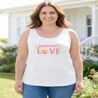 Graphic Tank Tunic image number null