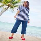 Lattice Neck Tee image number null