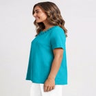 Lattice Neck Tee image number null