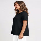 Lattice Neck Tee image number null