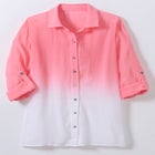 Ombr&eacute; Long-Sleeve Tunic image number null