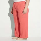 Wide-Leg Texture Knit Pant image number null