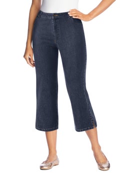 Smooth Back Stretch Capri Jean