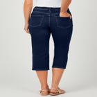 Clean Front Denim Capri image number null