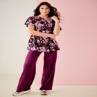 Plus Size Pull-On Wide Leg Soft Knit Pant image number 3