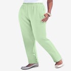 Plus Size Straight Leg Soft Knit Pull On Pant image number null