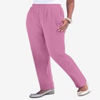 Plus Size Straight Leg Soft Knit Pull On Pant image number null