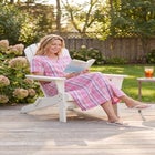 Long Seersucker Lounger image number null