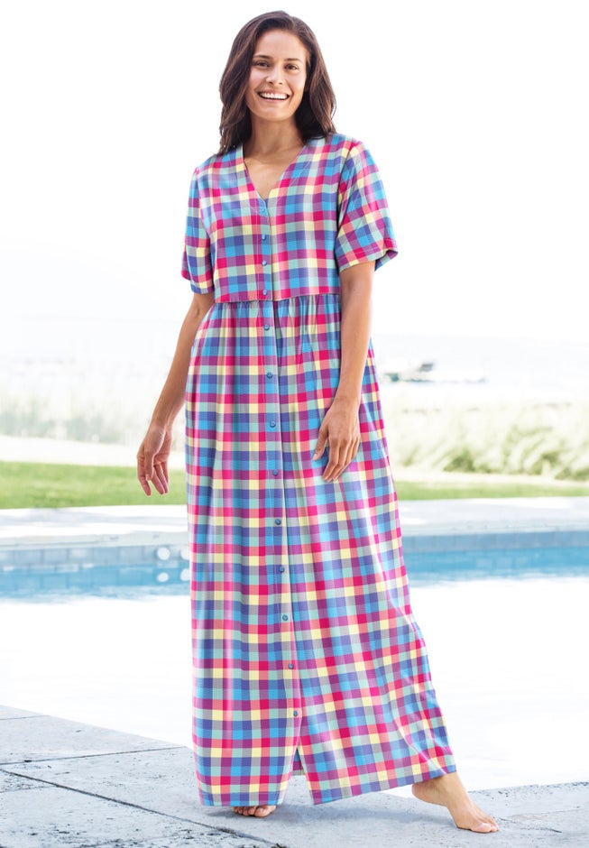 Long Seersucker Lounger image number 0