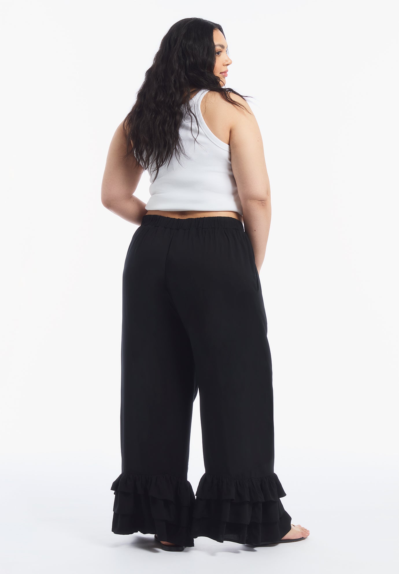 Ruffled Hem Pant image number 2