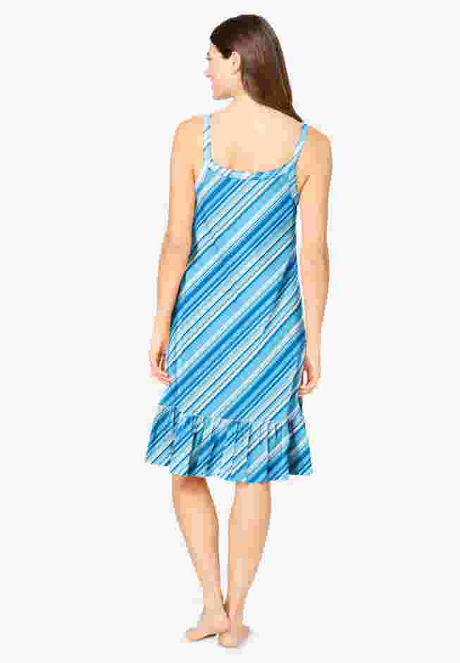 Sleeveless Knit Chemise Sleepshirt image number 1