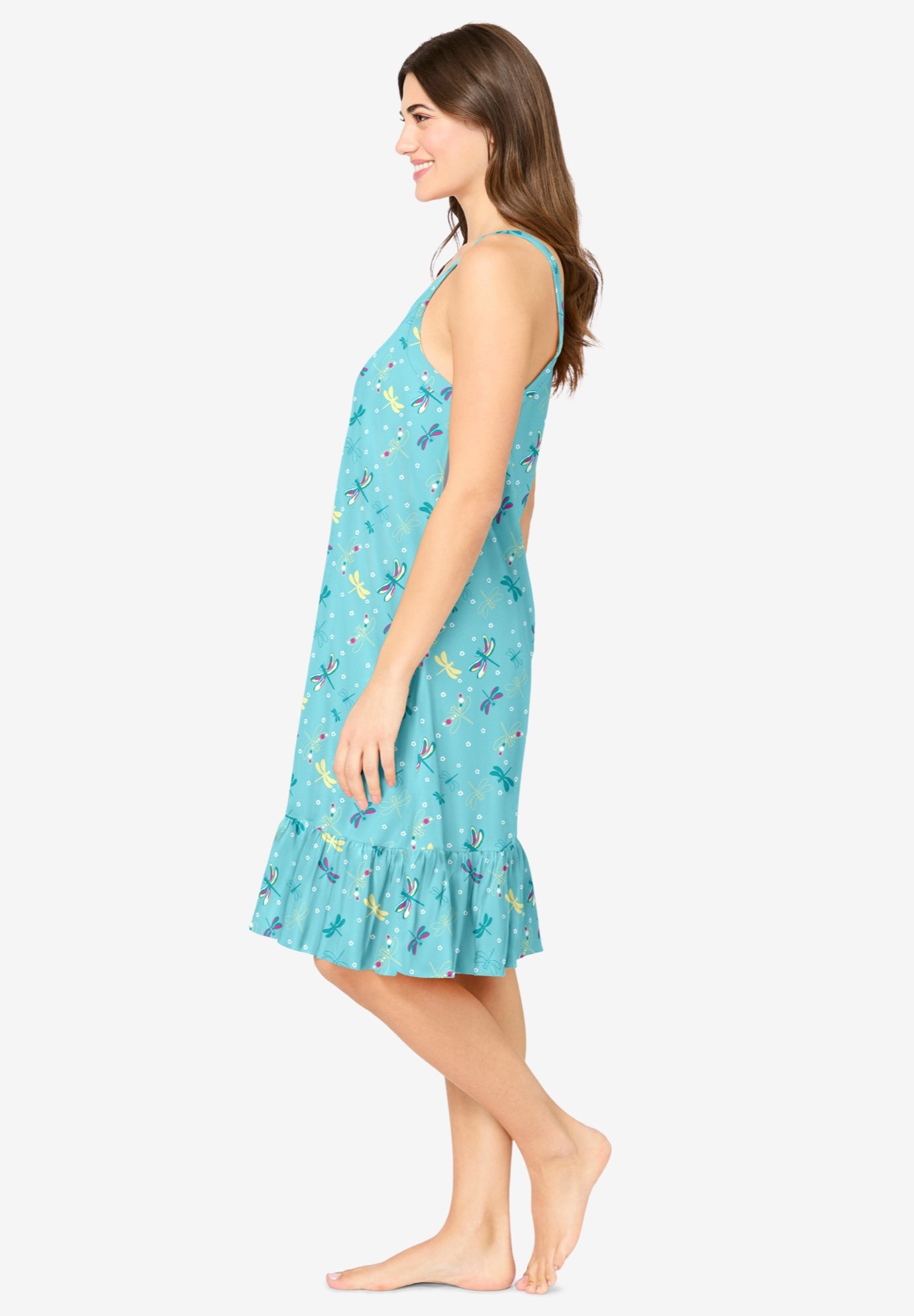 Sleeveless Knit Chemise Sleepshirt image number 2