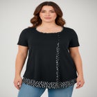 Short Sleeve Layered Tunic image number 0