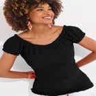 Stretchy Off the Shoulder Tee image number 1