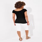 Stretchy Off the Shoulder Tee image number 2