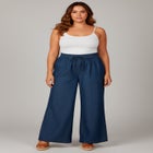 Wide-Leg Drawstring Pant image number 0