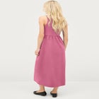 Ribbed Bodice Knit Empire Midi Dress image number null