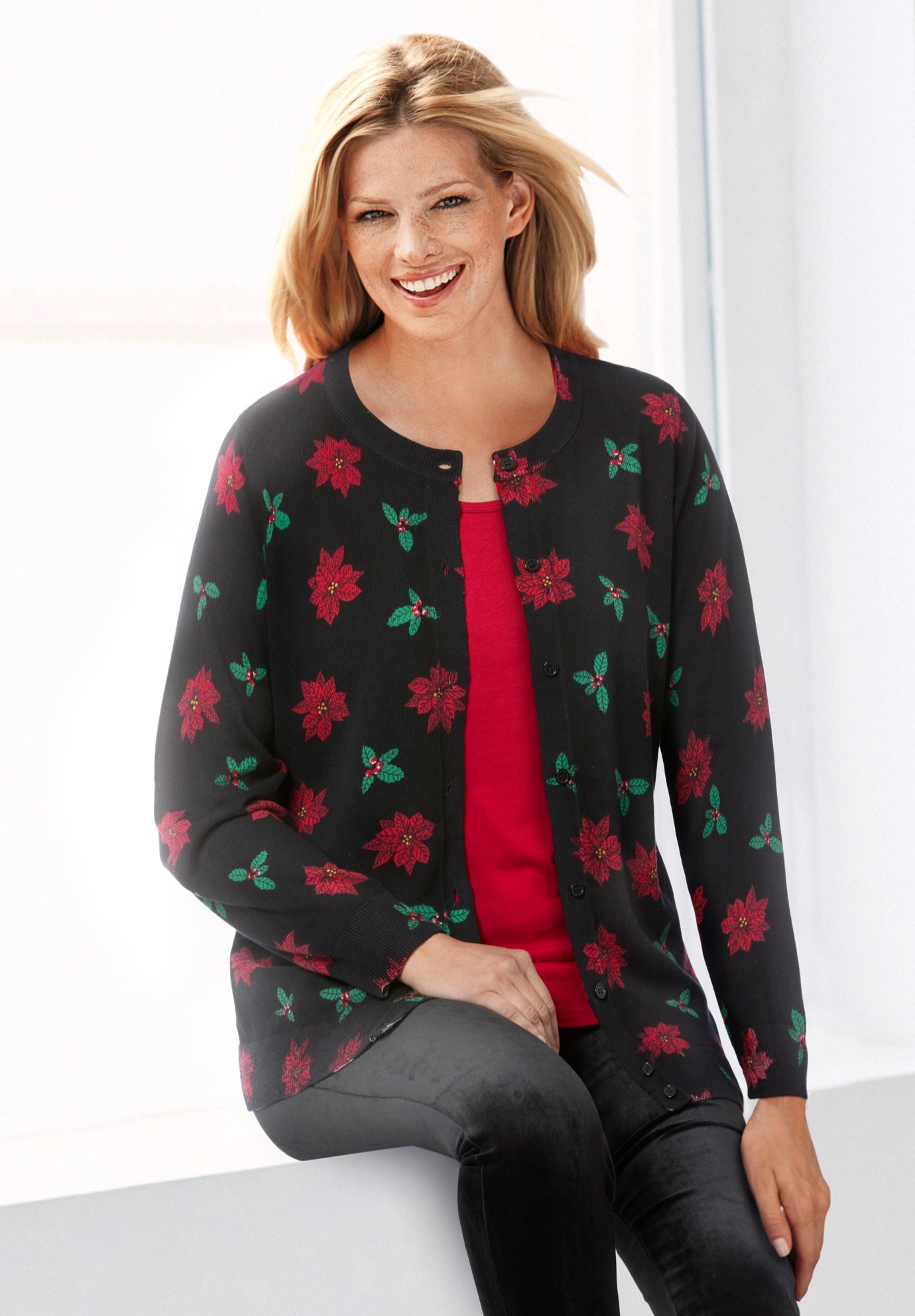 Perfect Long-Sleeve Cardigan image number 8