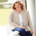 Perfect Long-Sleeve Cardigan Sweater image number null