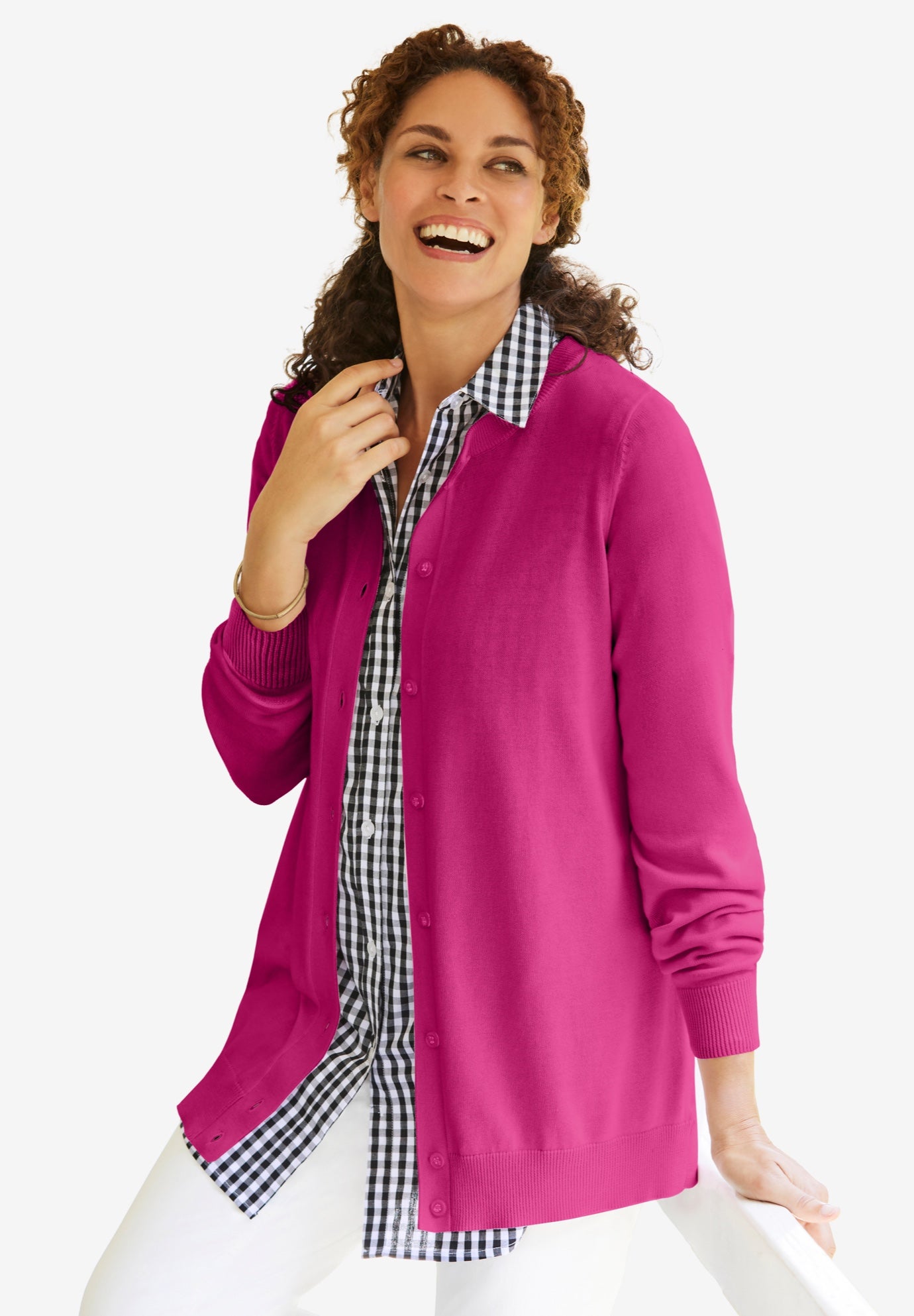 Perfect Long-Sleeve Cardigan image number 6