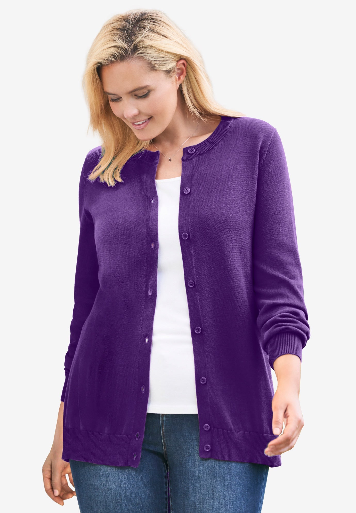 Perfect Long-Sleeve Cardigan image number 7